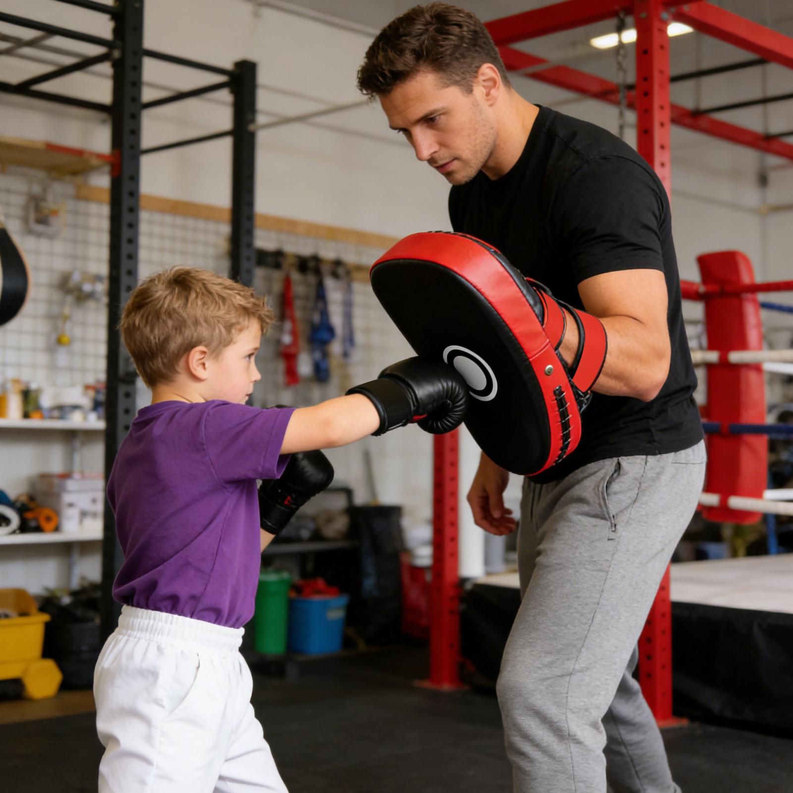Home Gym Gym Equipment - Protetores de Boxe em Couro PU