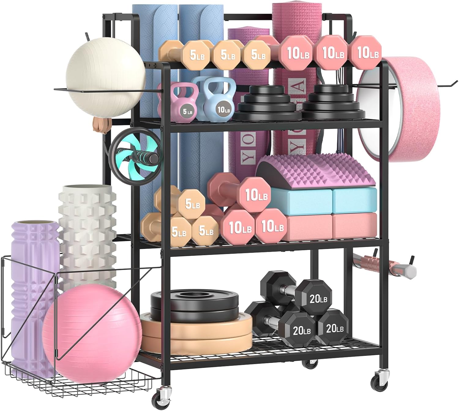 Home Gym Gym Equipment - Armazenamento para Academia em Casa, Sem