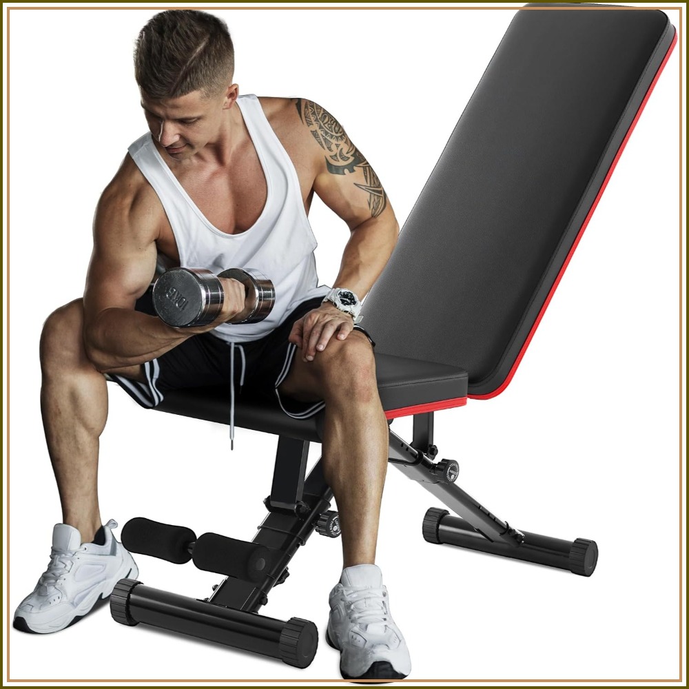Home Gym Bench - Banco de musculação ajustável para treino