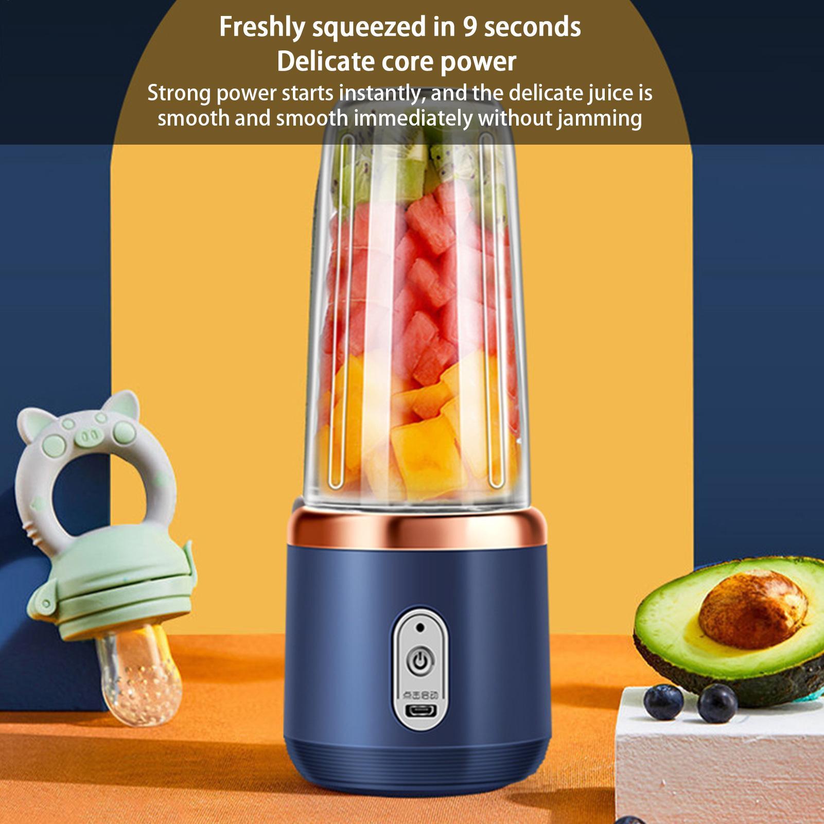 Home Gym Manual - Liquidificador Portátil USB Recarregável, Copo de