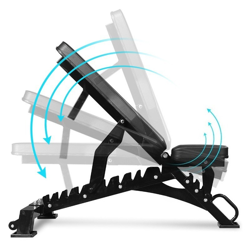 Home Gym Bench - Banco de Halteres Ajustável de Metal