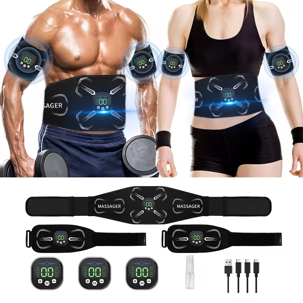 Home Gym Gear - Estimulador Muscular EMS, Treinador Abdominal, Tonificador