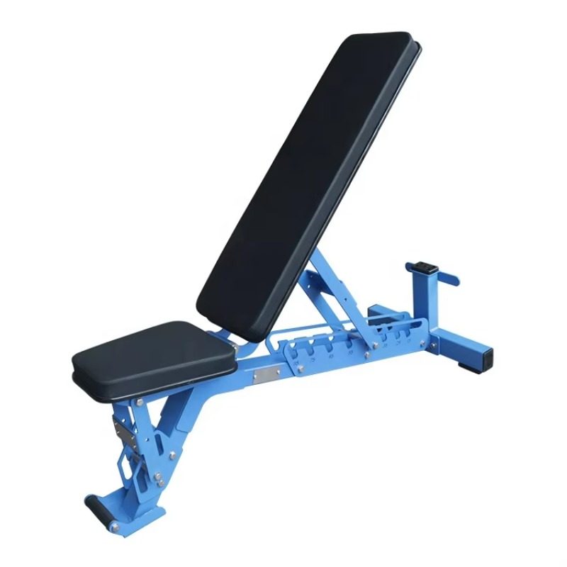 Home Gym Bench - Haltere plano dobrável comercial, bancos ajustáveis,