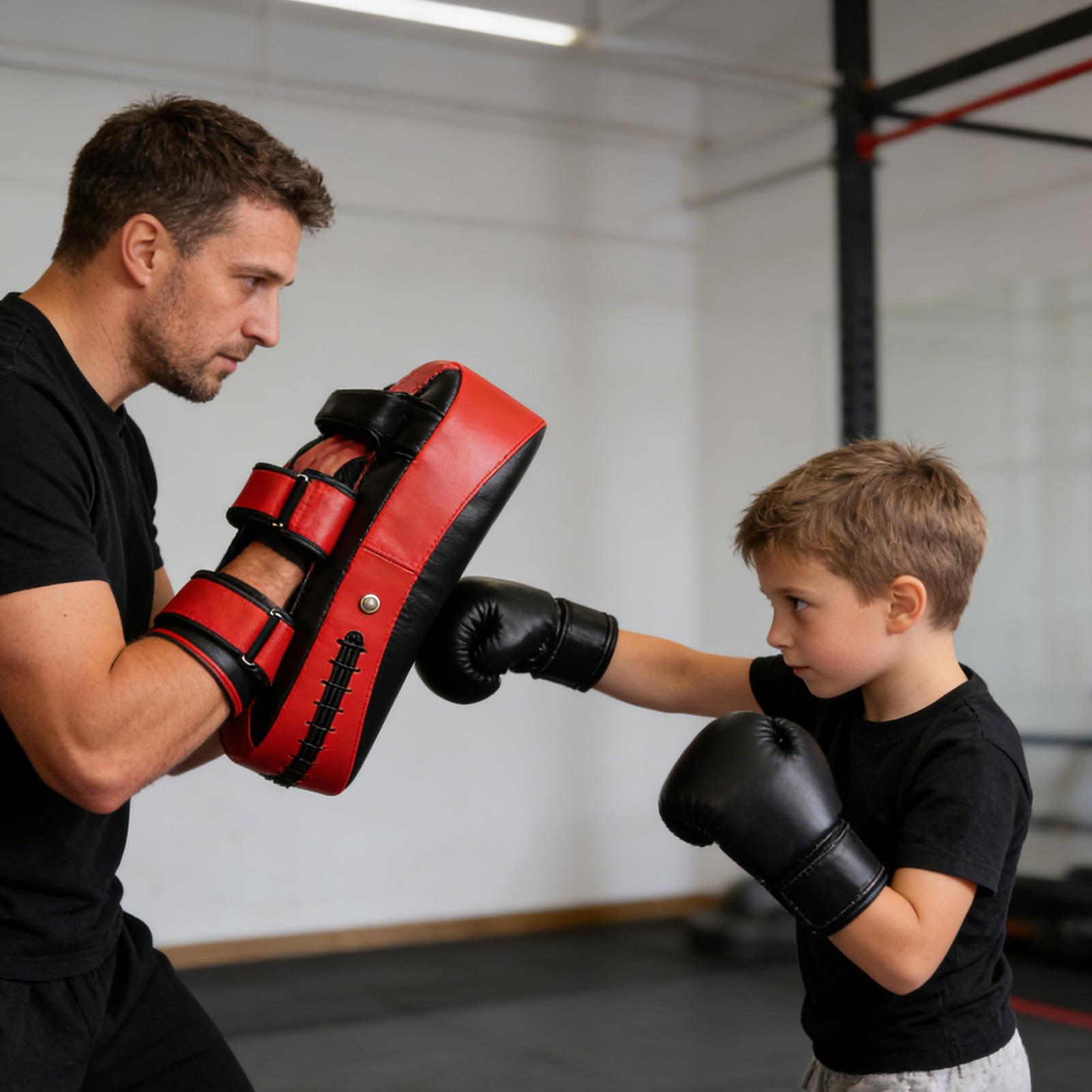 Protetores de Boxe em Couro PU - Home Gym Gym Equipment avaliação e preço