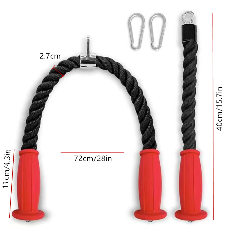 Cordas ergonômicas para trícep - Home Gym Gear avaliação e preço