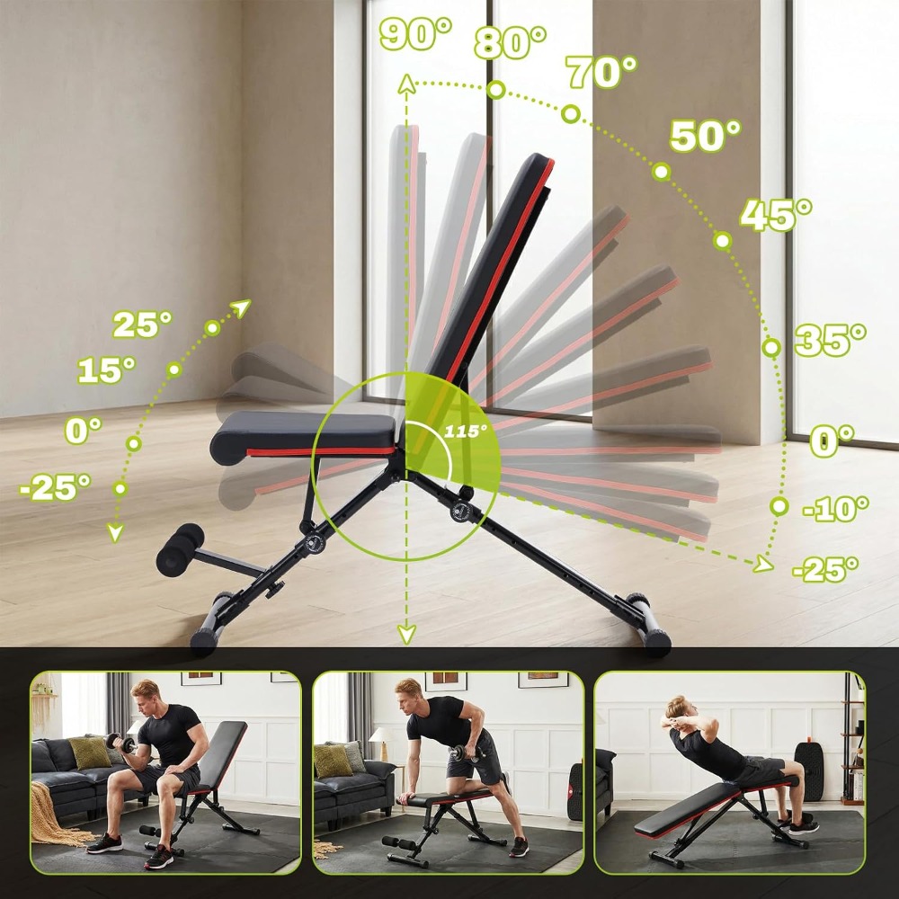 Banco de musculação ajustável  - Home Gym Bench avaliação e preço