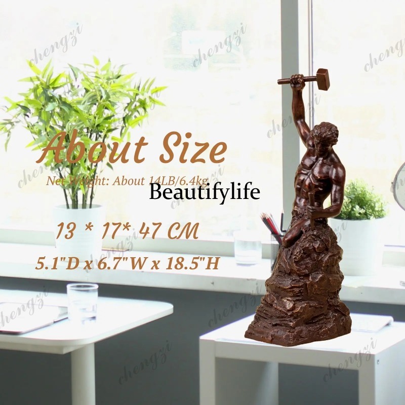 Escultura de Bronze A74 de 18, - Home Gym Decor avaliação e preço