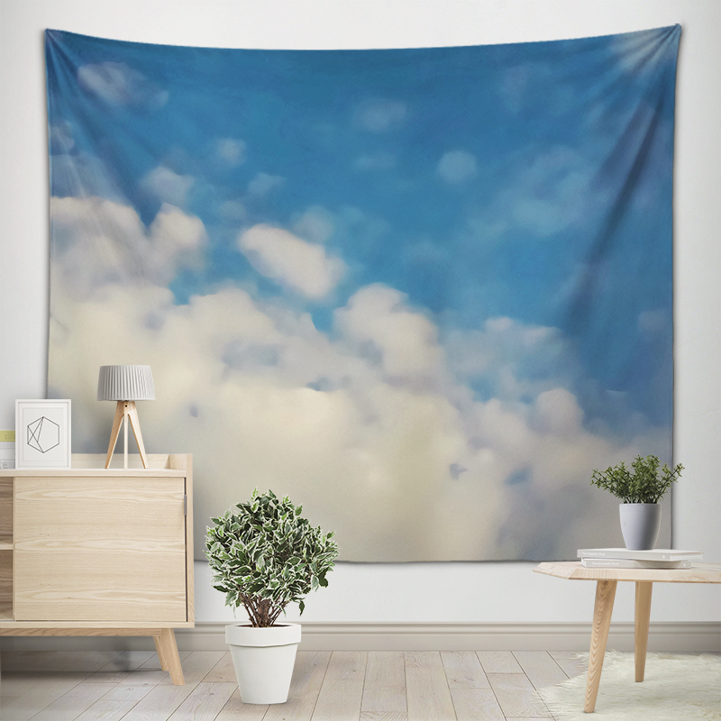 Nuvens melodias arte tapeçaria - Home Gym Decor avaliação e preço