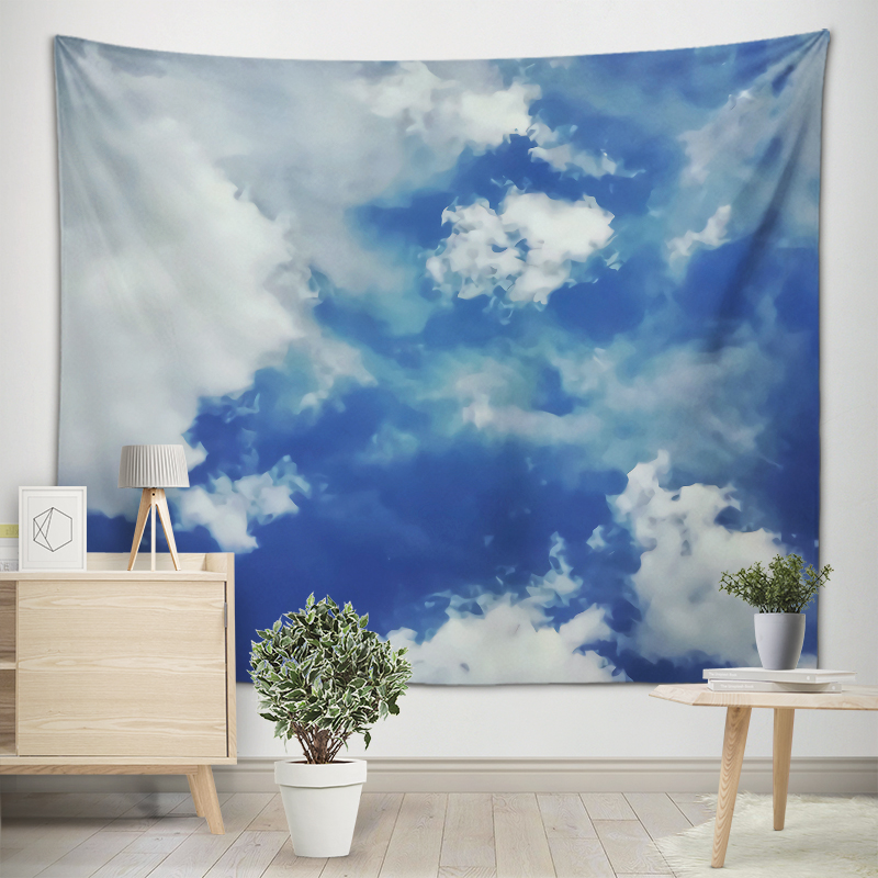 Nuvens melodias arte tapeçaria - Home Gym Decor avaliação e preço