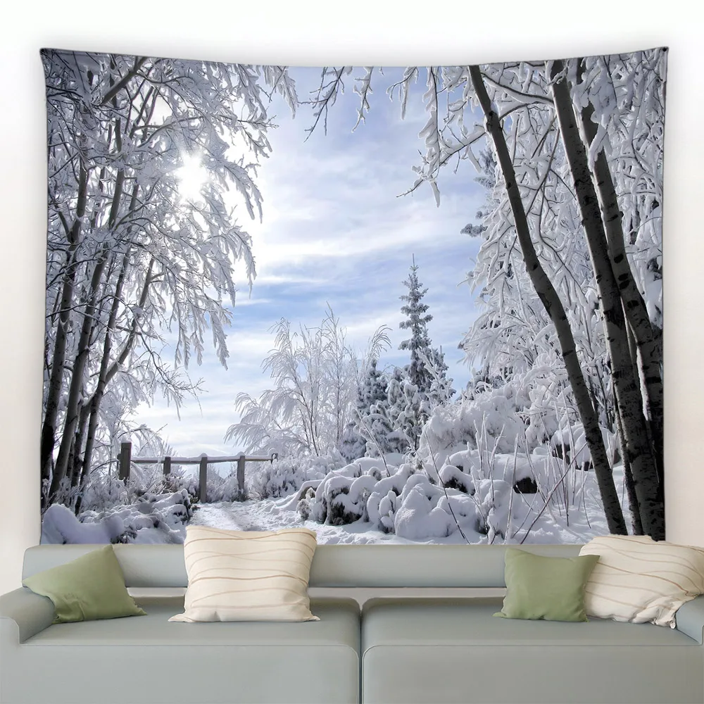 Tapeçaria de Natal Natureza Wh - Home Gym Decor avaliação e preço