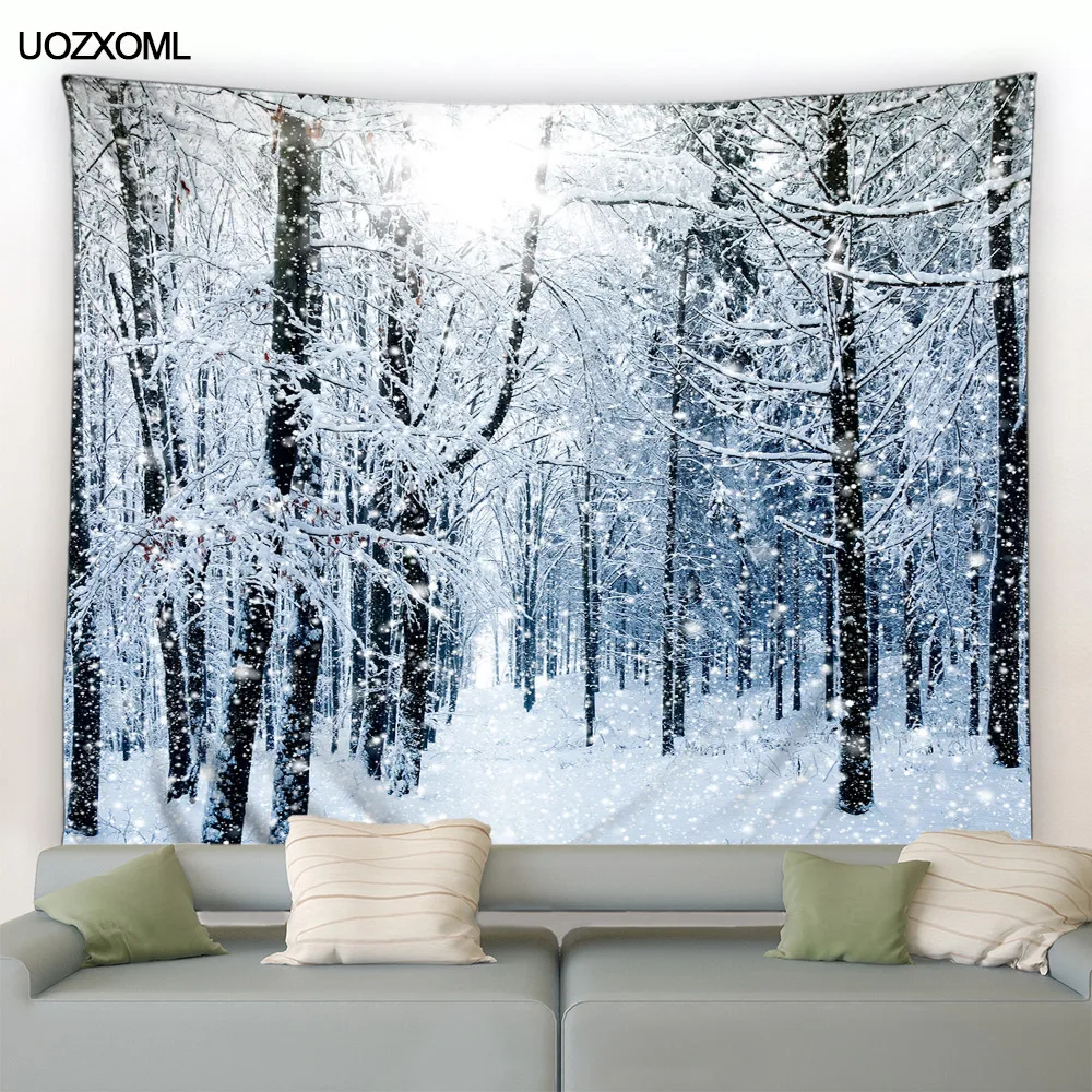 Tapeçaria de Natal Natureza Wh - Home Gym Decor avaliação e preço