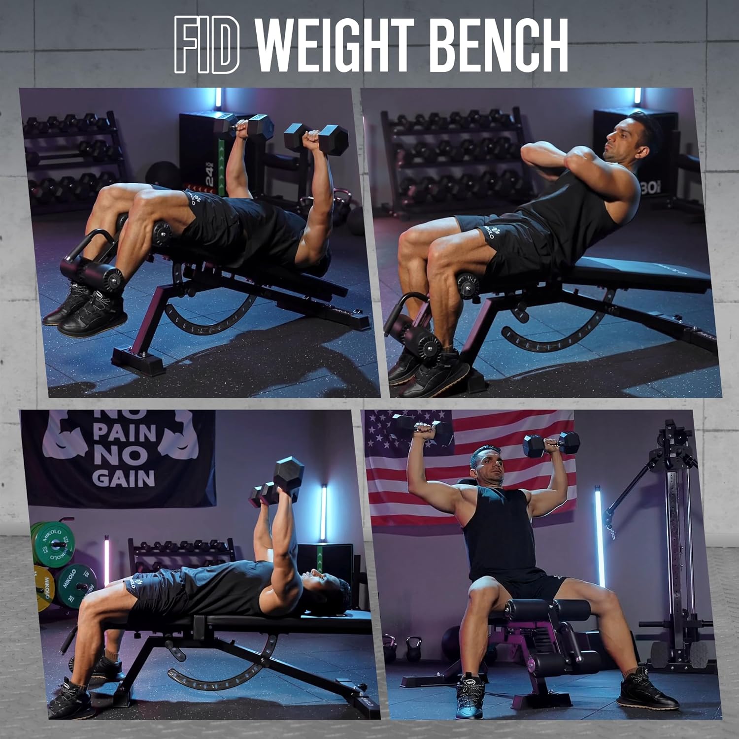 Banco de Musculação para Acade - Home Gym Bench avaliação e preço