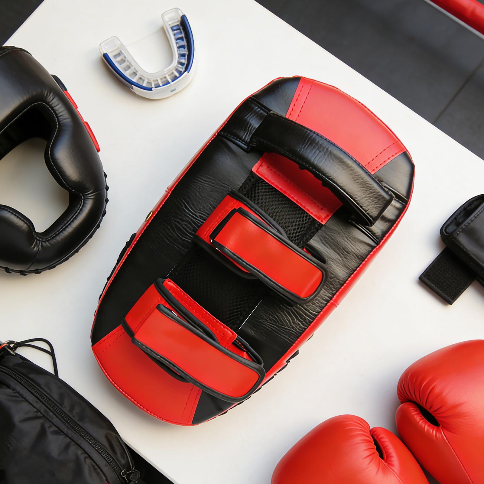 Protetores de Boxe em Couro PU - Home Gym Gym Equipment avaliação e preço