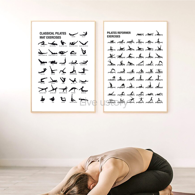 Pôster de Quadro de Exercícios - Home Gym Decor avaliação e preço