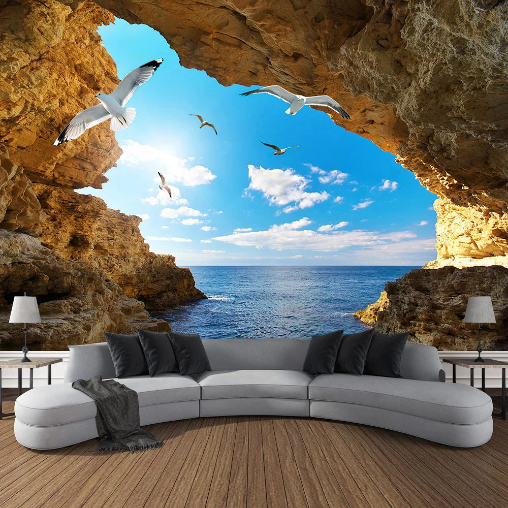 Montanha caverna paisagem tape - Home Gym Decor avaliação e preço