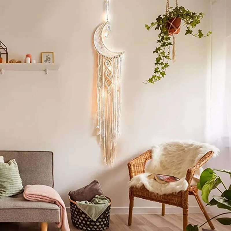 Tapeçaria Dreamcatcher artesan - Home Gym Decor avaliação e preço
