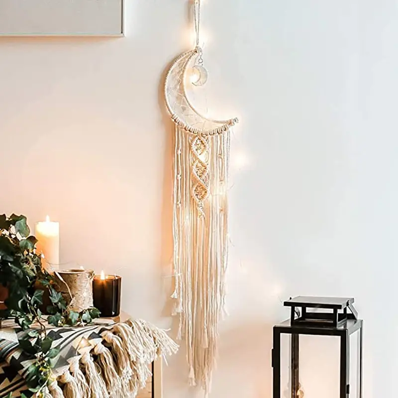 Tapeçaria Dreamcatcher artesan - Home Gym Decor avaliação e preço