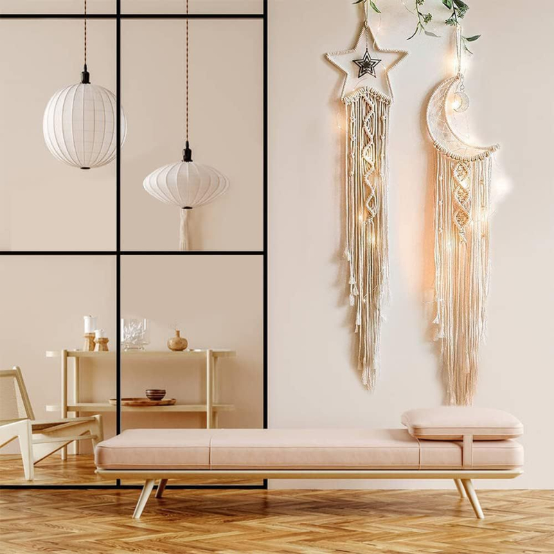 Tapeçaria Dreamcatcher artesan - Home Gym Decor avaliação e preço