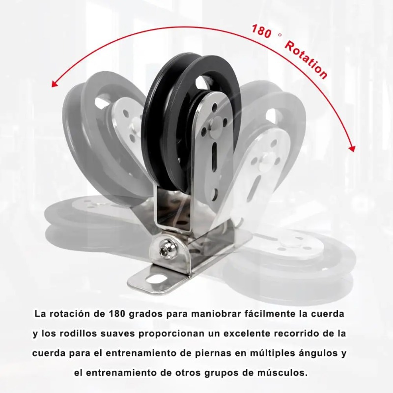 Roldana Silenciosa Rotativa de - Home Gym Gear avaliação e preço